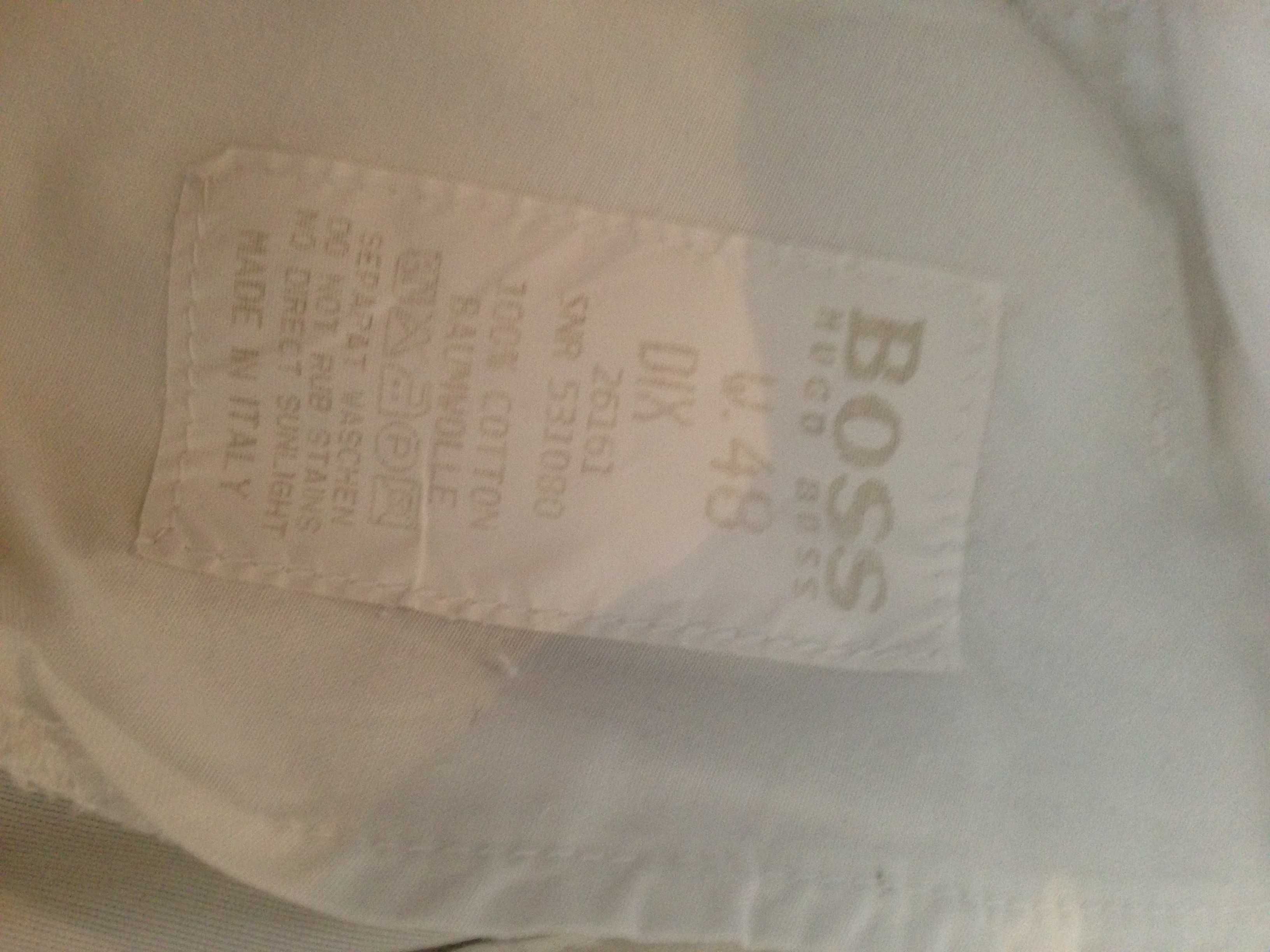 calças hugo boss tamanho m brancas