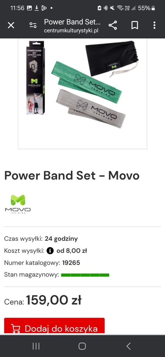 Power Band Set - Movo taśmy do ćwiczeń