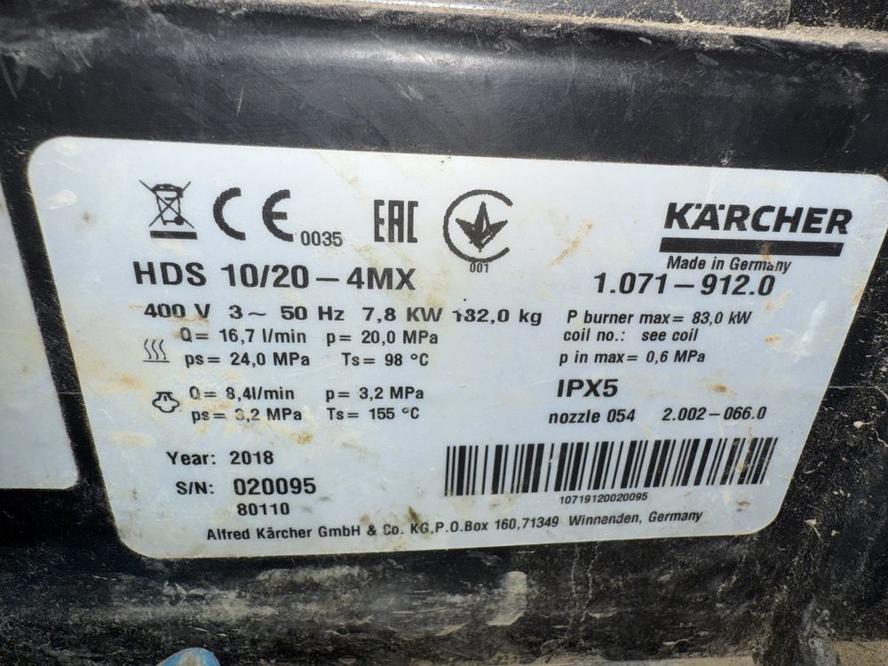 Myjka ciśnieniowa Karcher HDS 10/20-4 MX