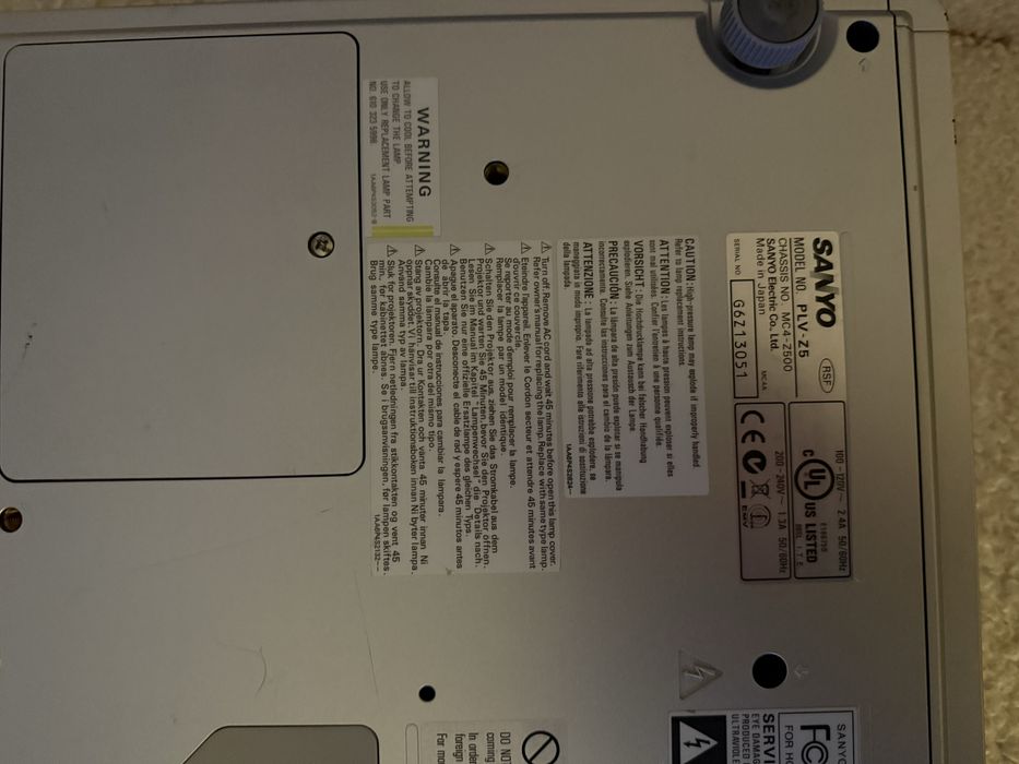 Проектор sanyo plv z5