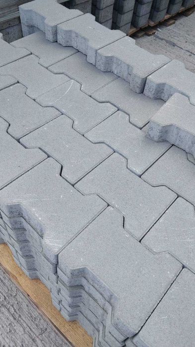 Тротуарна плитка "Подвійне Т" (Котушка), H - 60 мм, 80 мм, 100 мм