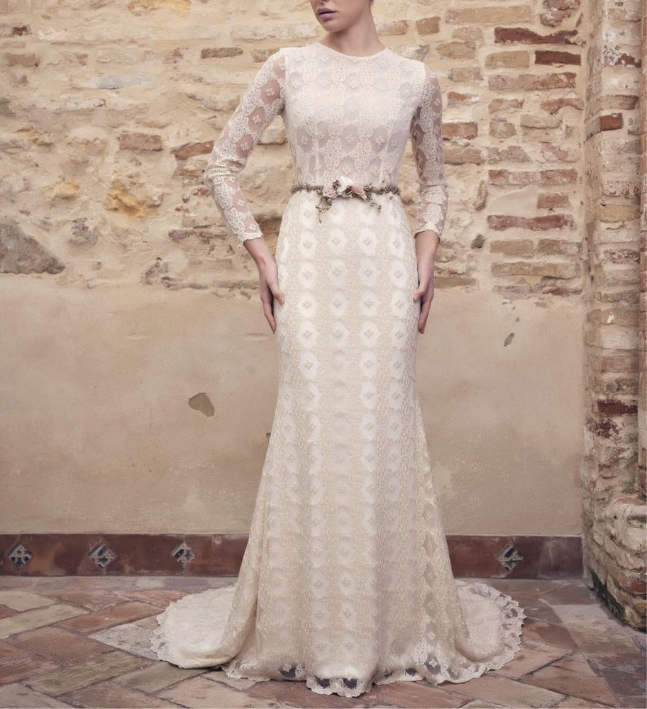 Vestido de noiva Nuribel, tamanho 38