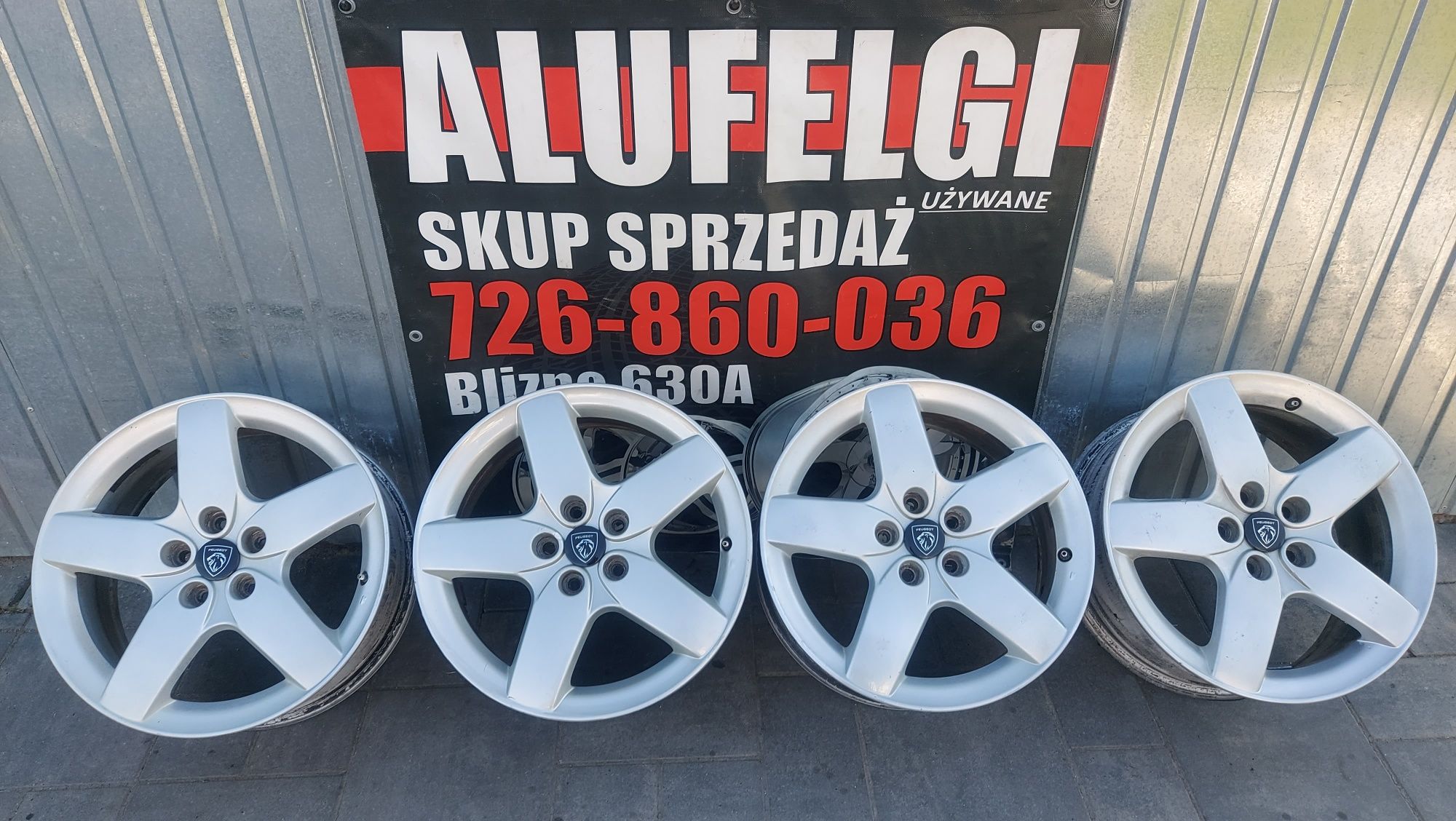 Alufelgi 17" 5x108 Peugeot 407 508