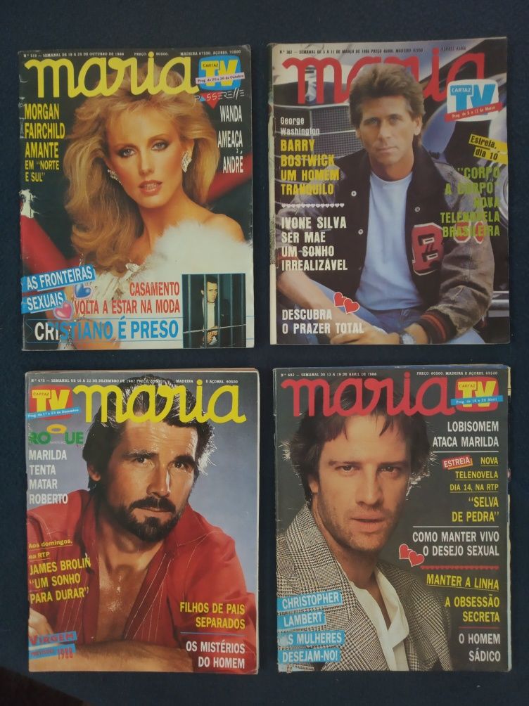 Revistas MARIA ( 32 ) anos 80 e 90 - antigas