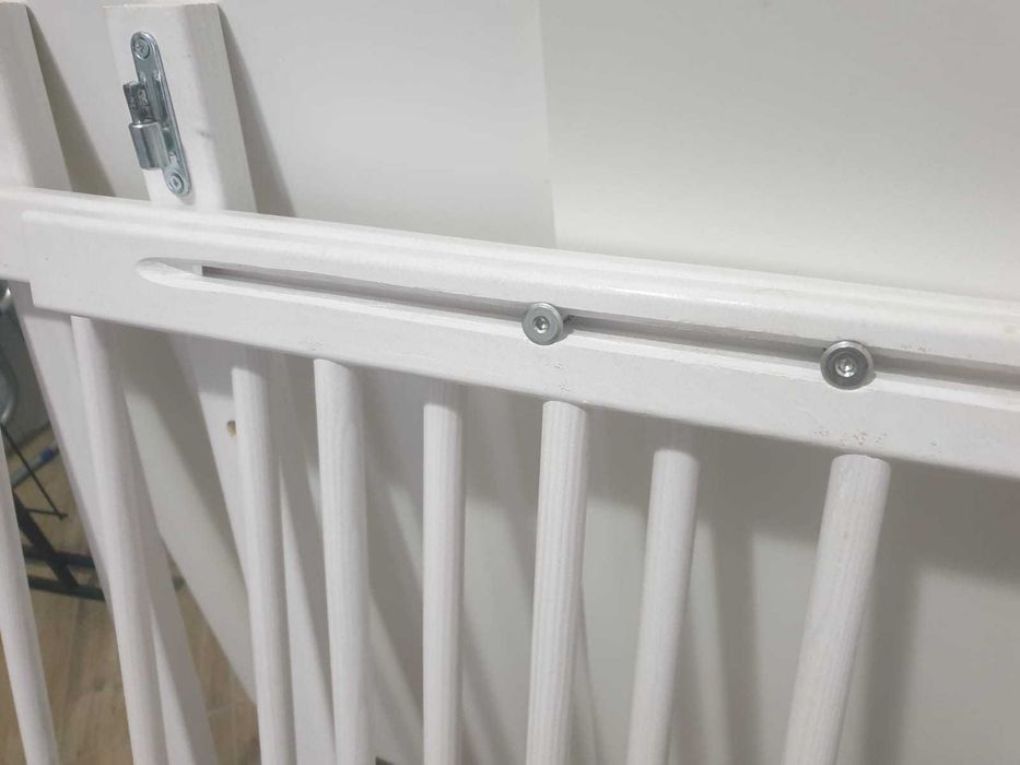 Barierka zabezpieczająca na drzwi, schody, regulowana 72-122cm