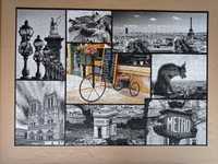 Puzzle Trefl 1000, kolaż Paryż, kompletne