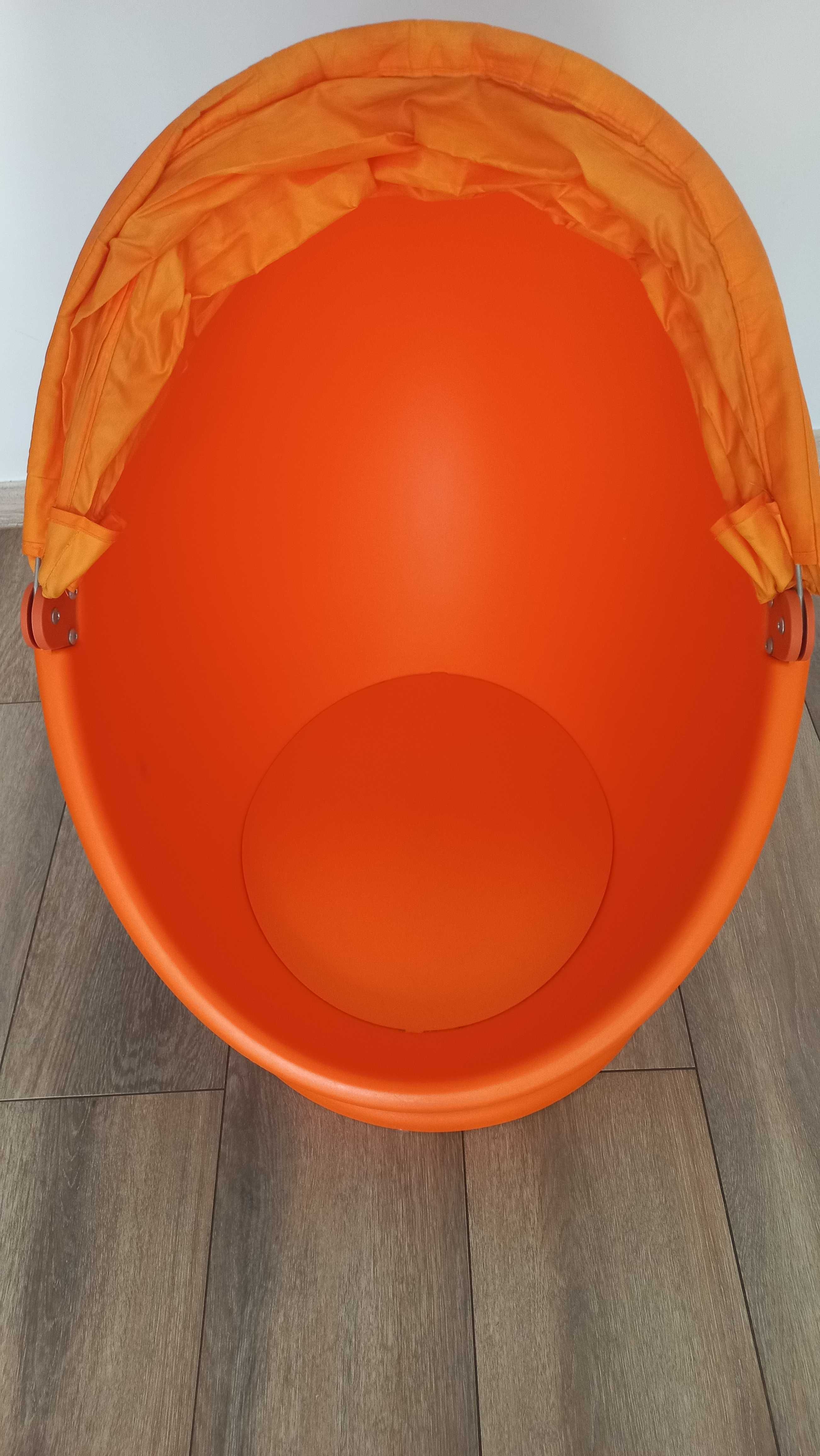 Fotel dla dzieci IKEA PS LÖMSK pomarańczowy