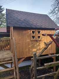 Domek ogrodowy drewniany dla dzieci