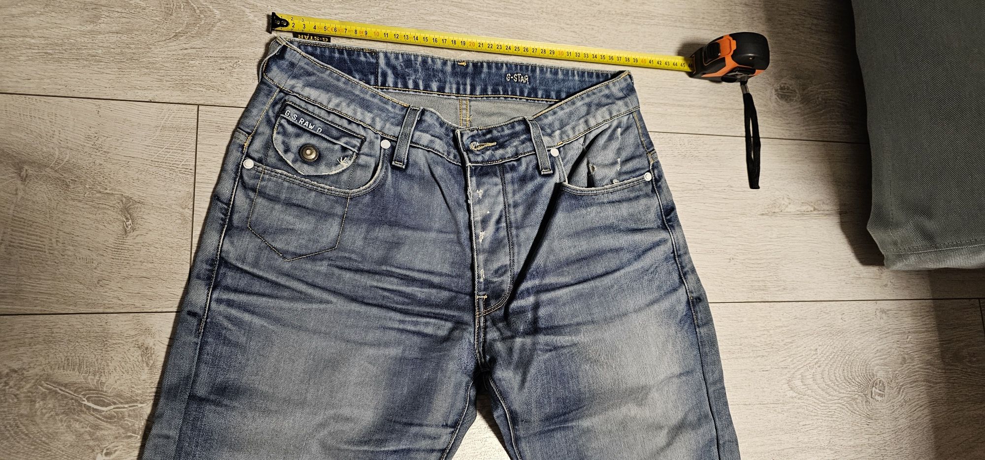G STAR RAW 3301 męskie dżinsowe spodnie W30 L34 stan na foto