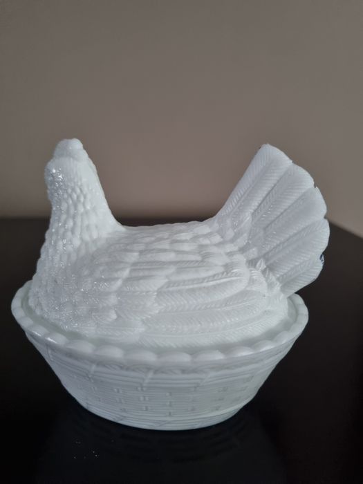 Biała kurka Ząbkowice kura prl