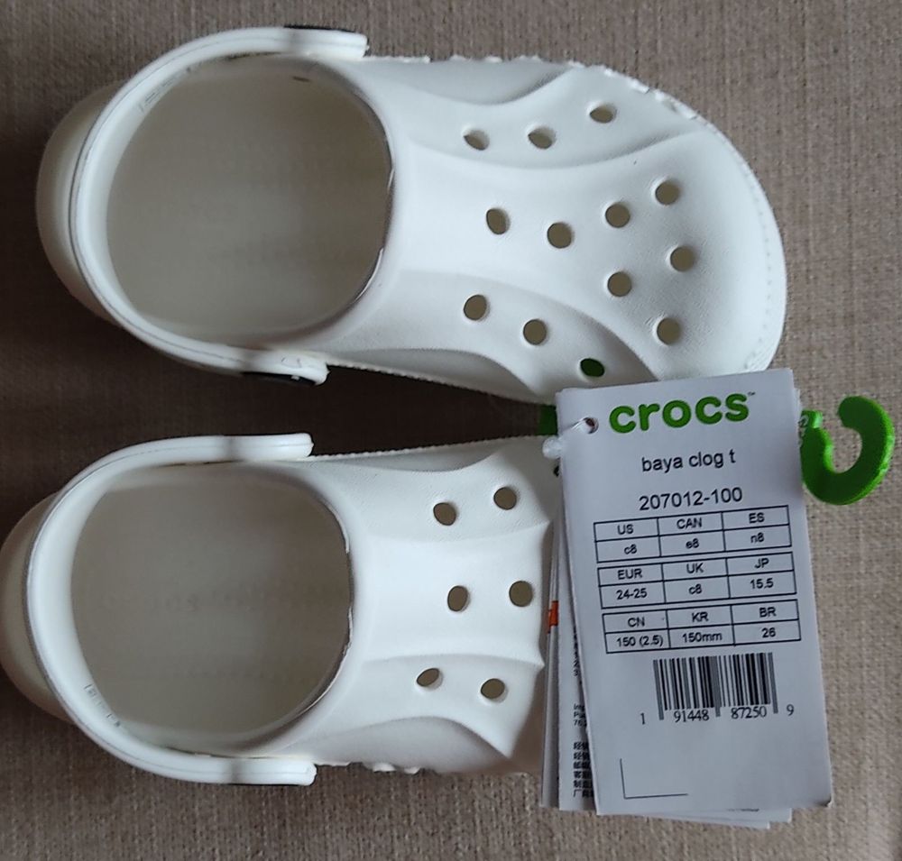 Нові crocs Baya clog C8-C9, крокси crocs clog, кроксы клоги