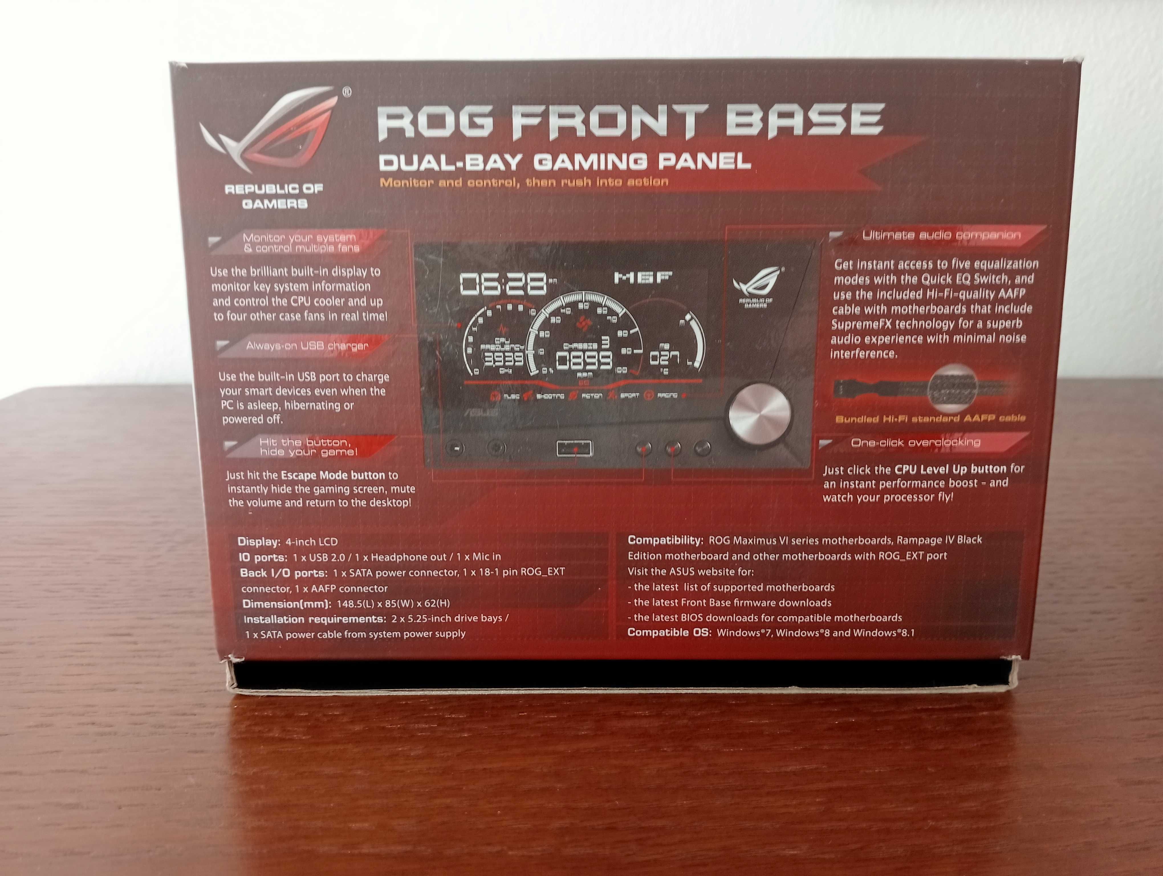 Asus ROG Front Base Control Panel (Nunca usado)