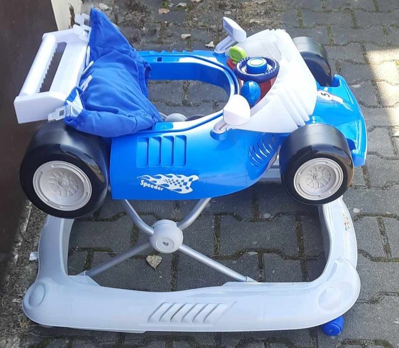 Chodzik auto formuła 1 toyz niebieski prezent
