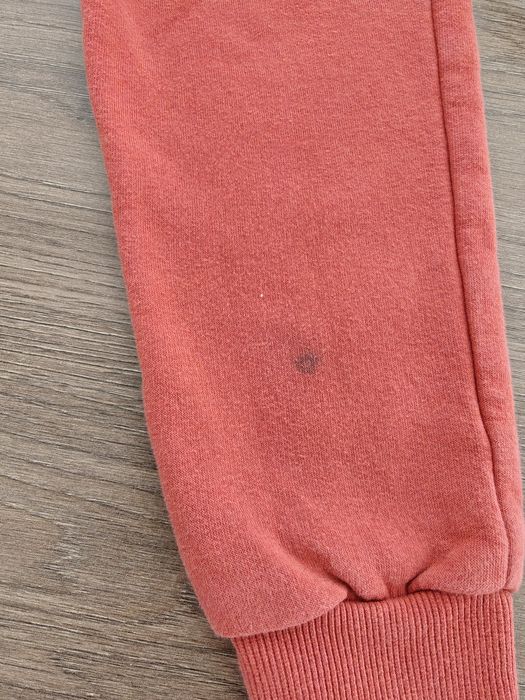 Czerwone dresy z.meszkiem h-m bluza na zamek zestaw dla chłopca 116