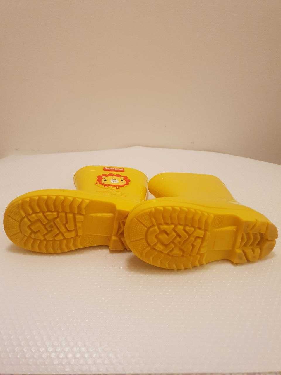 Kalosze dziecięce, żółte, Fisher-Price, Smyk rozmiar 22