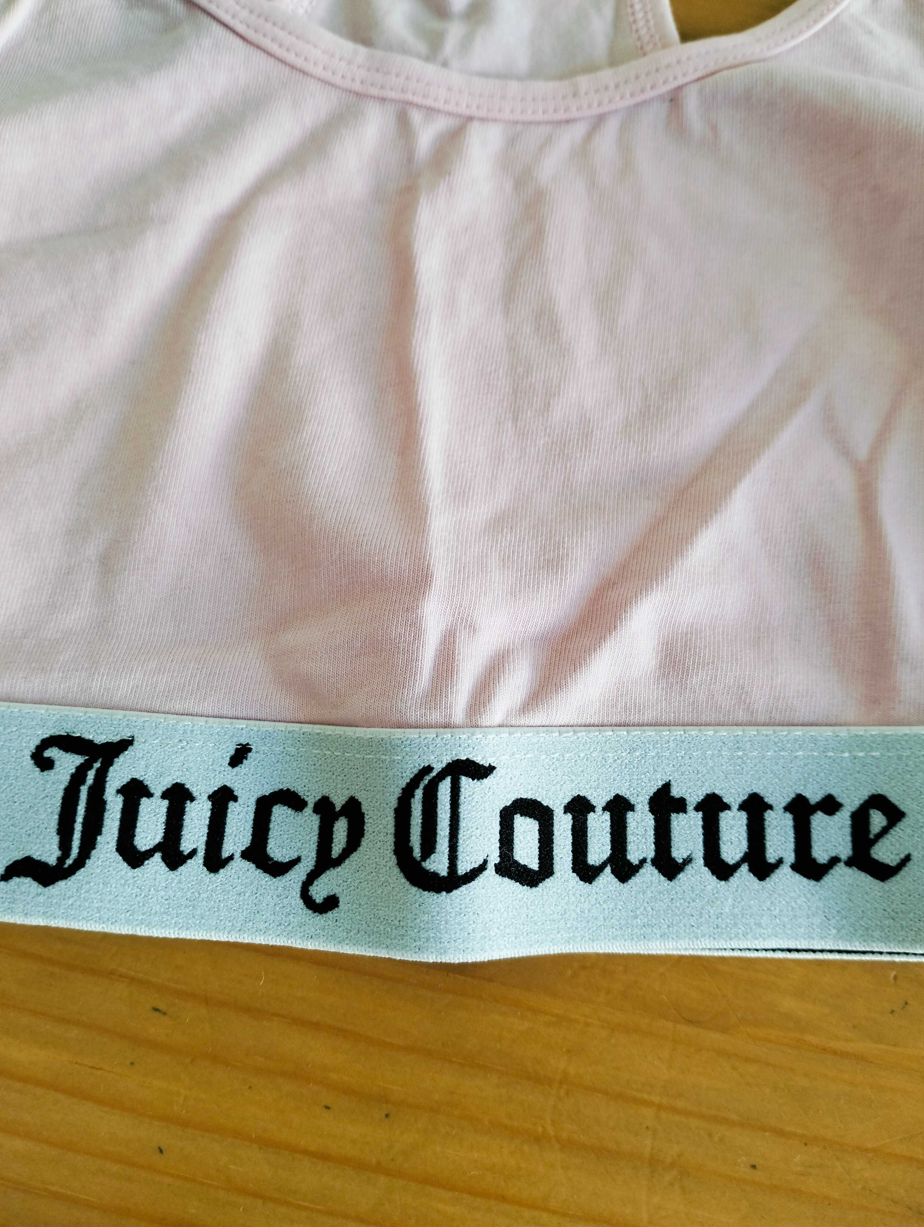 3 topy/staniki sportowe dziewczęce Juicy Couture Pepco rozmiar 146/152