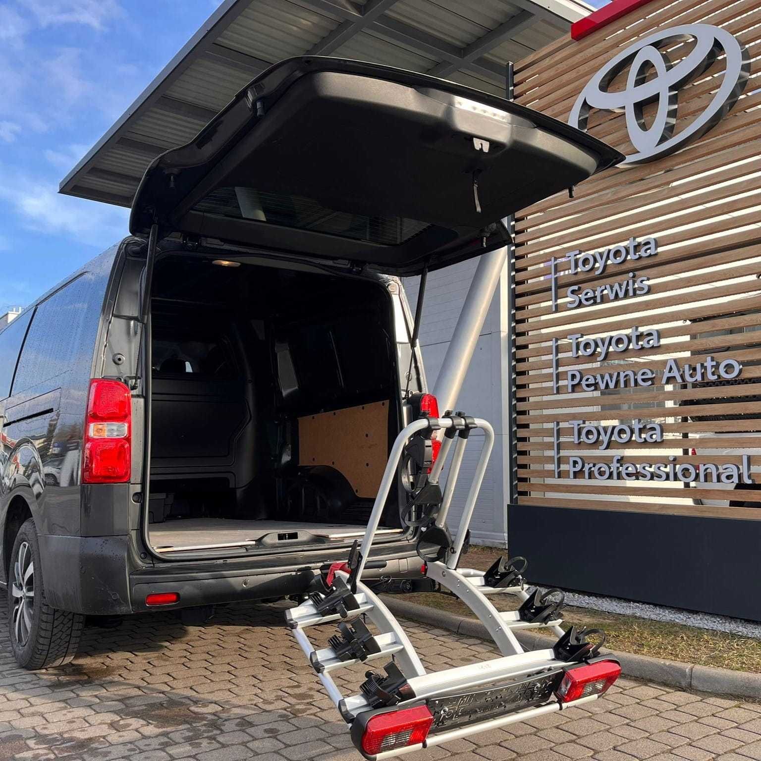 Bagażnik na elektryki  do Busa na 3, 4 rowery - Toyota Proace Verso