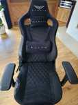 Fotel GAMVIS Elite 2.0 Pro XL Czarny (białe elementy) stan idealny