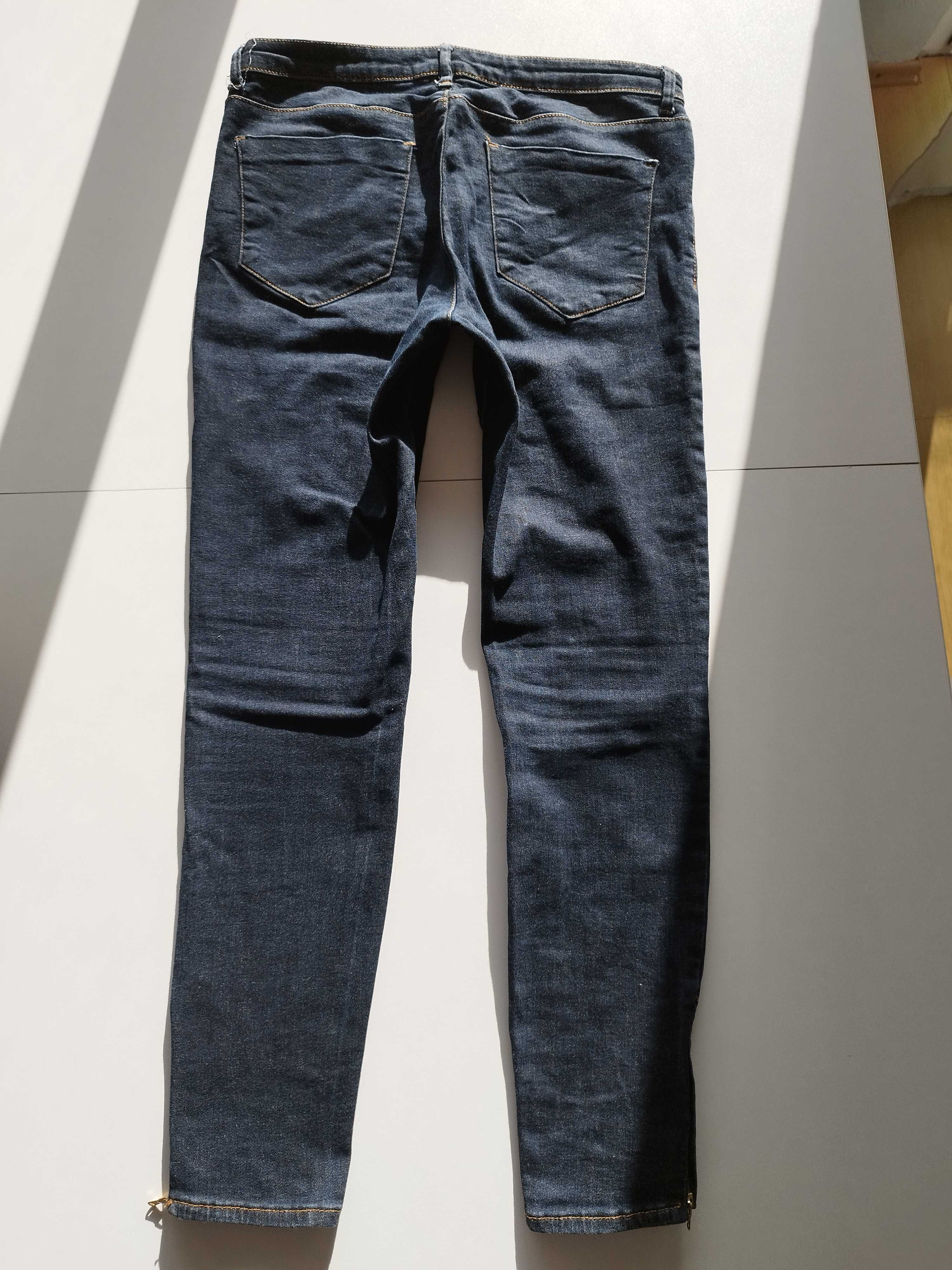 Spodnie jeansy damskie H&M