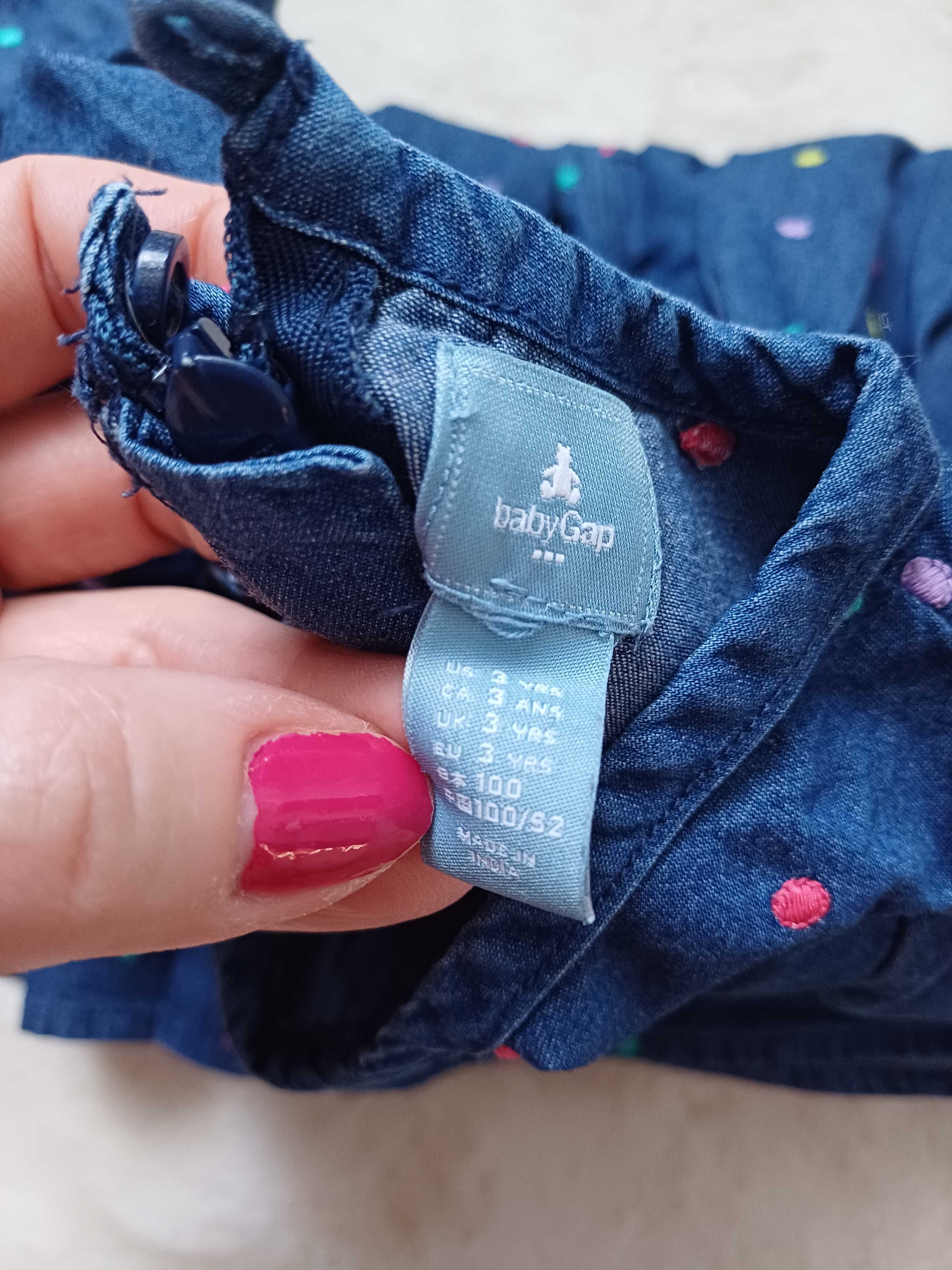 Sukienka  Baby Gap + czerwona gratis