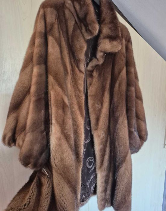 Шуба норкова Nafa кімоно,оверсайз 50-60р