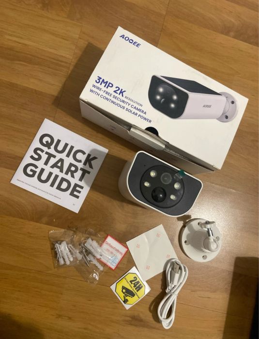 Kamera A0Qee 3mp 2k solarne ładowanie