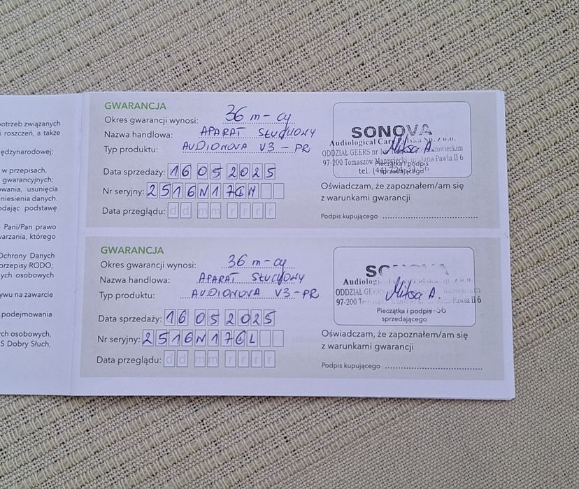 2 aparaty słuchowe na oboje uszu AUDIONOWA najnowszy model