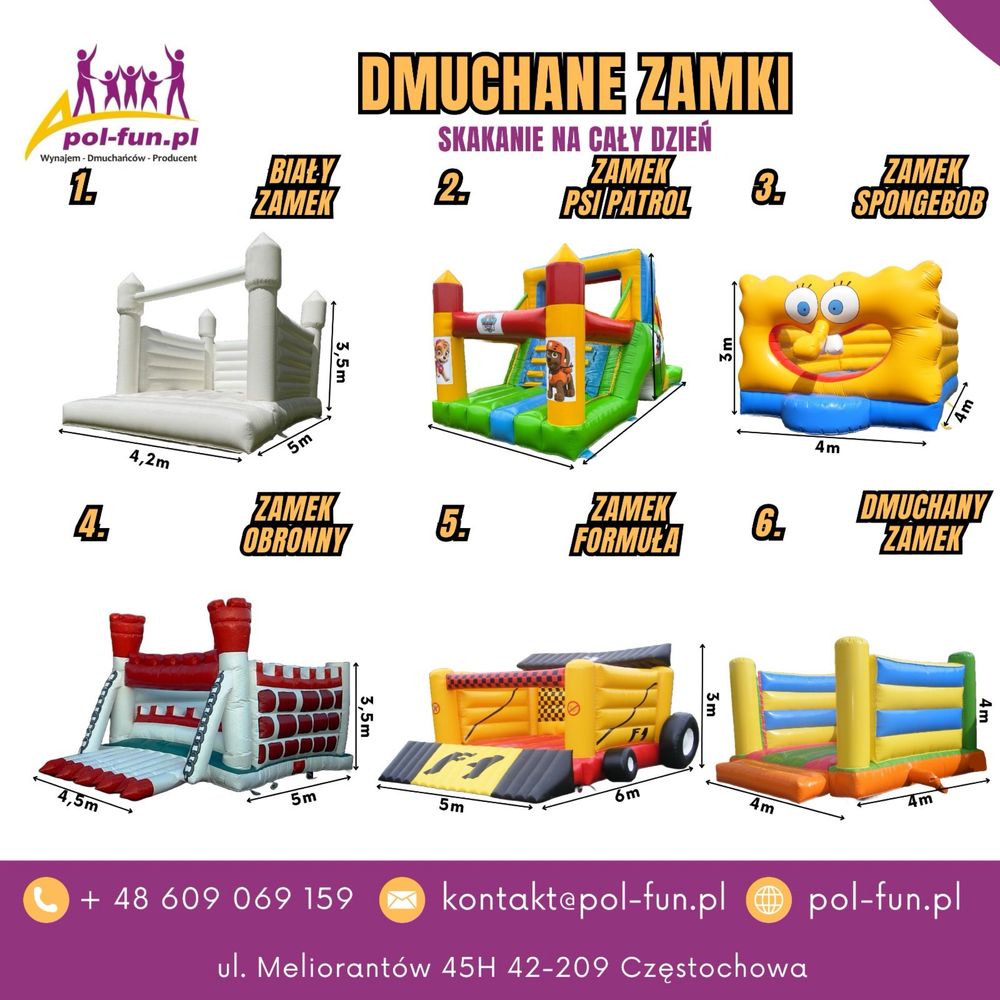 Dmuchance Wynajem Producent