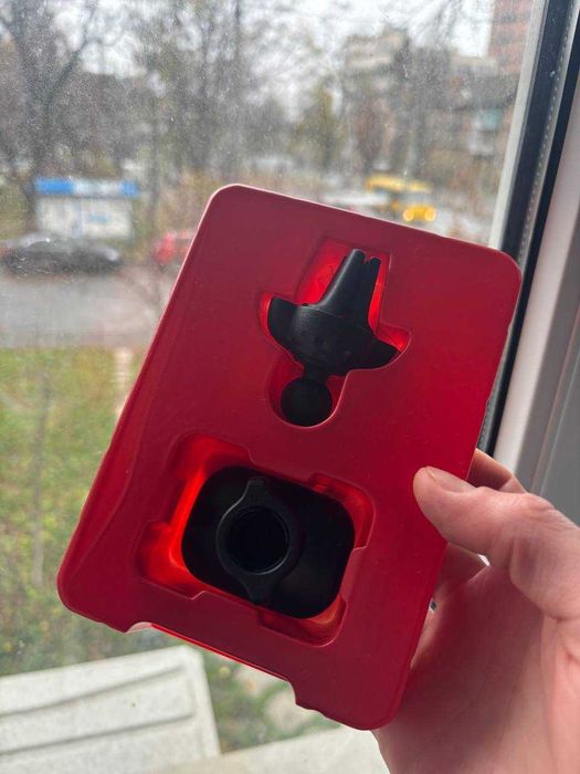 Автотримач для телефона магнітний Promate VentMag-L Black