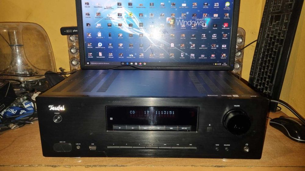 Amplituner stereo Teufel KB 62CR CD MP3 USB Optical BT Bluetooth Phono