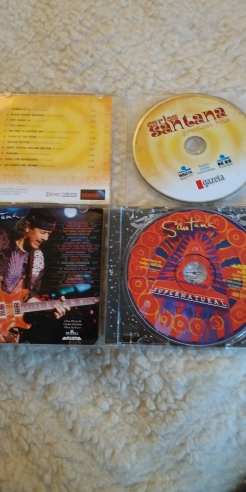 2 płyty CD SANTANA Greatest hits i Super natural bdb