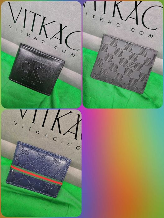 Portfele Meskie portfel Italy calvin klein louis vuitton Premium