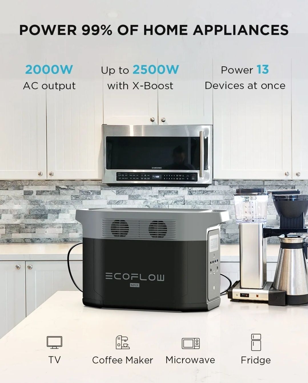Зарядка станція ECOFLOW DELTA Max 1600 1612Wh 2000W