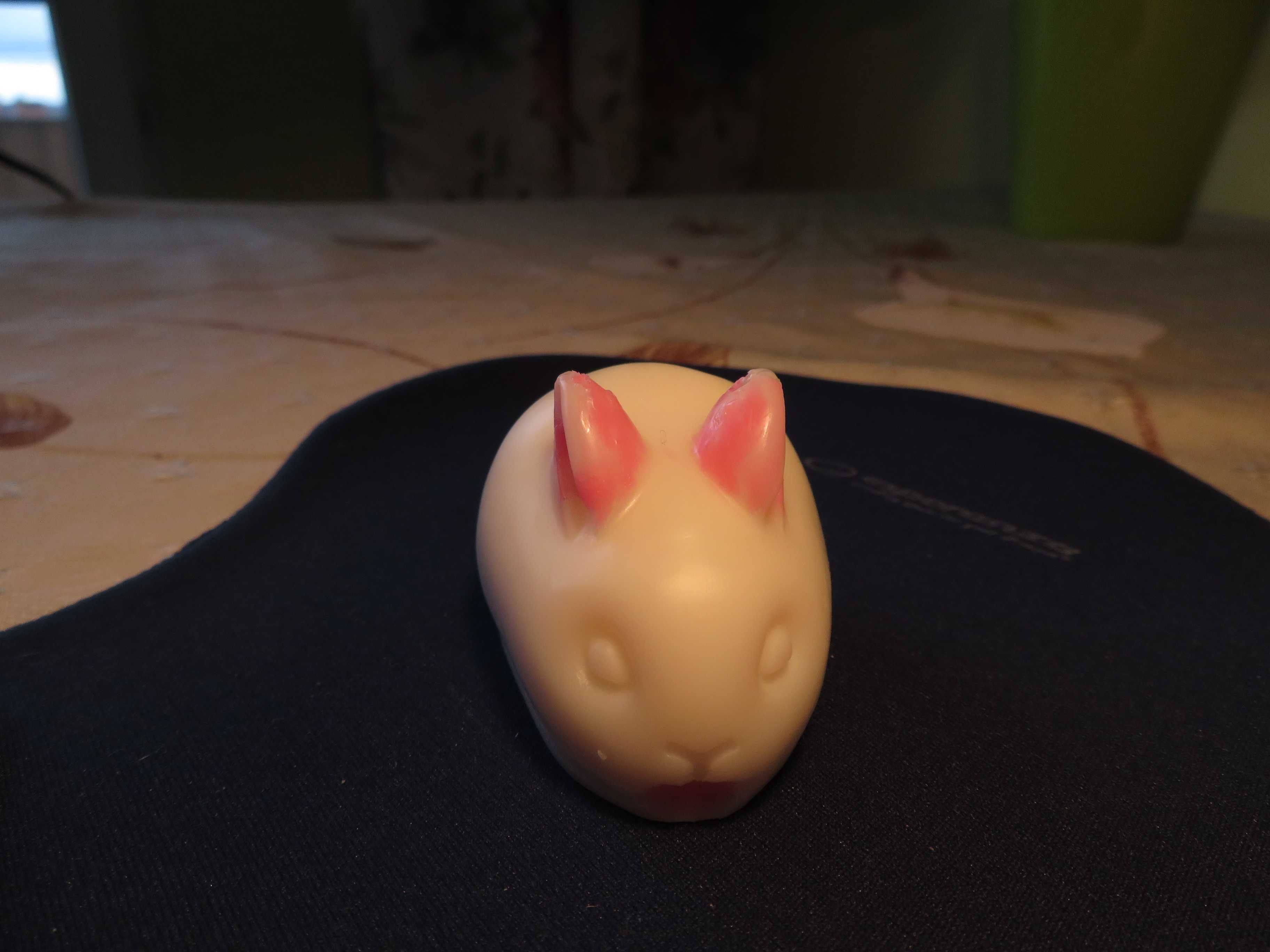 Figurka z mydełka glicerynowego królik, króliczek, mydełko
