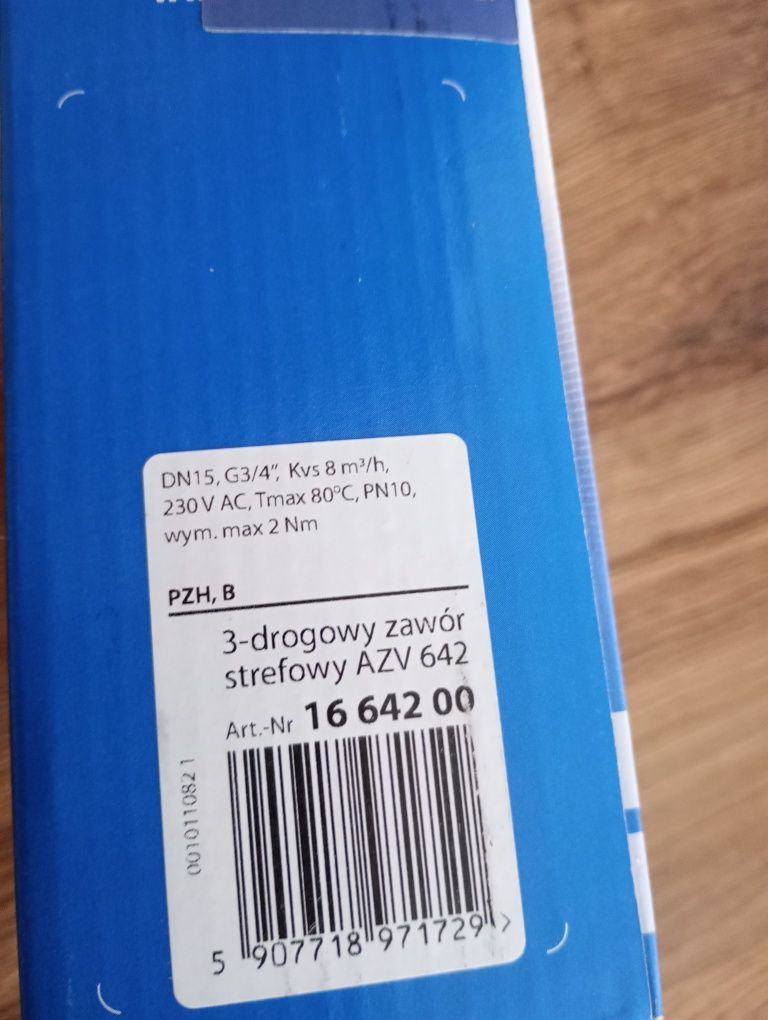 Zawór strefowy afriso AZV 642 trojdrogowy zawór przełączający