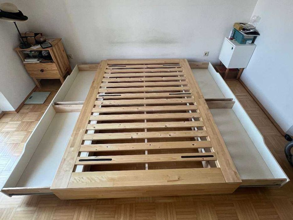 Łóżko IKEA Mandal r.140x200cm - dostawa gratis