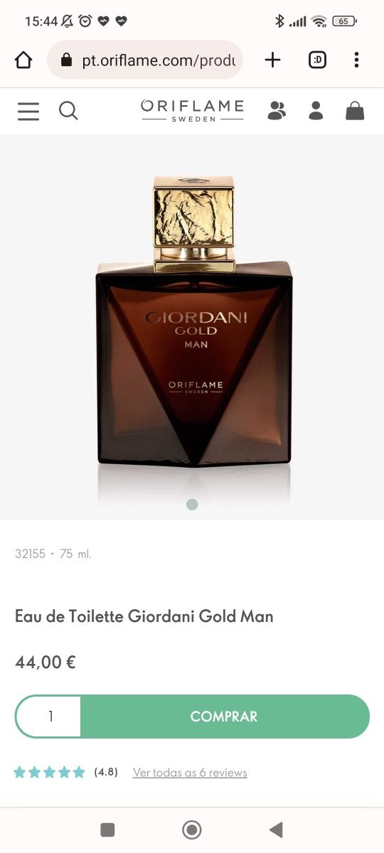 Perfume Giordani GOLD Man