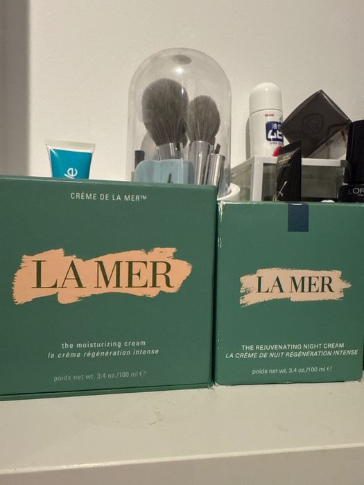 Krem La Mer moisturizing cream 100ml i night cream 100ml