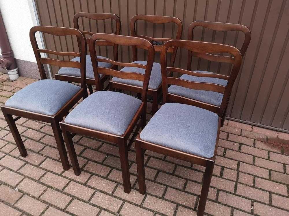 Krzesła ART-DECO Stare Antyk Komplet 6 Sztuk Po Renowacji Okazja.