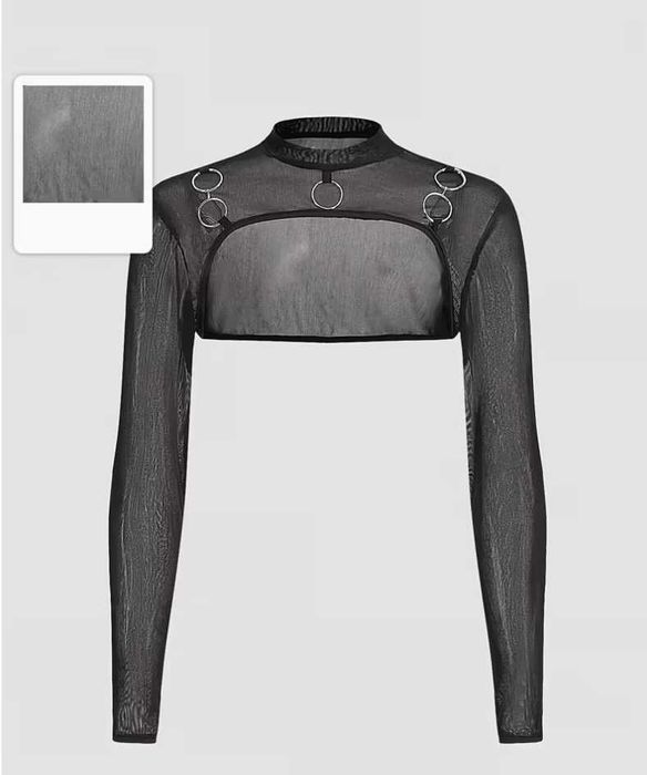 Топ-сітка з металевими кільцями