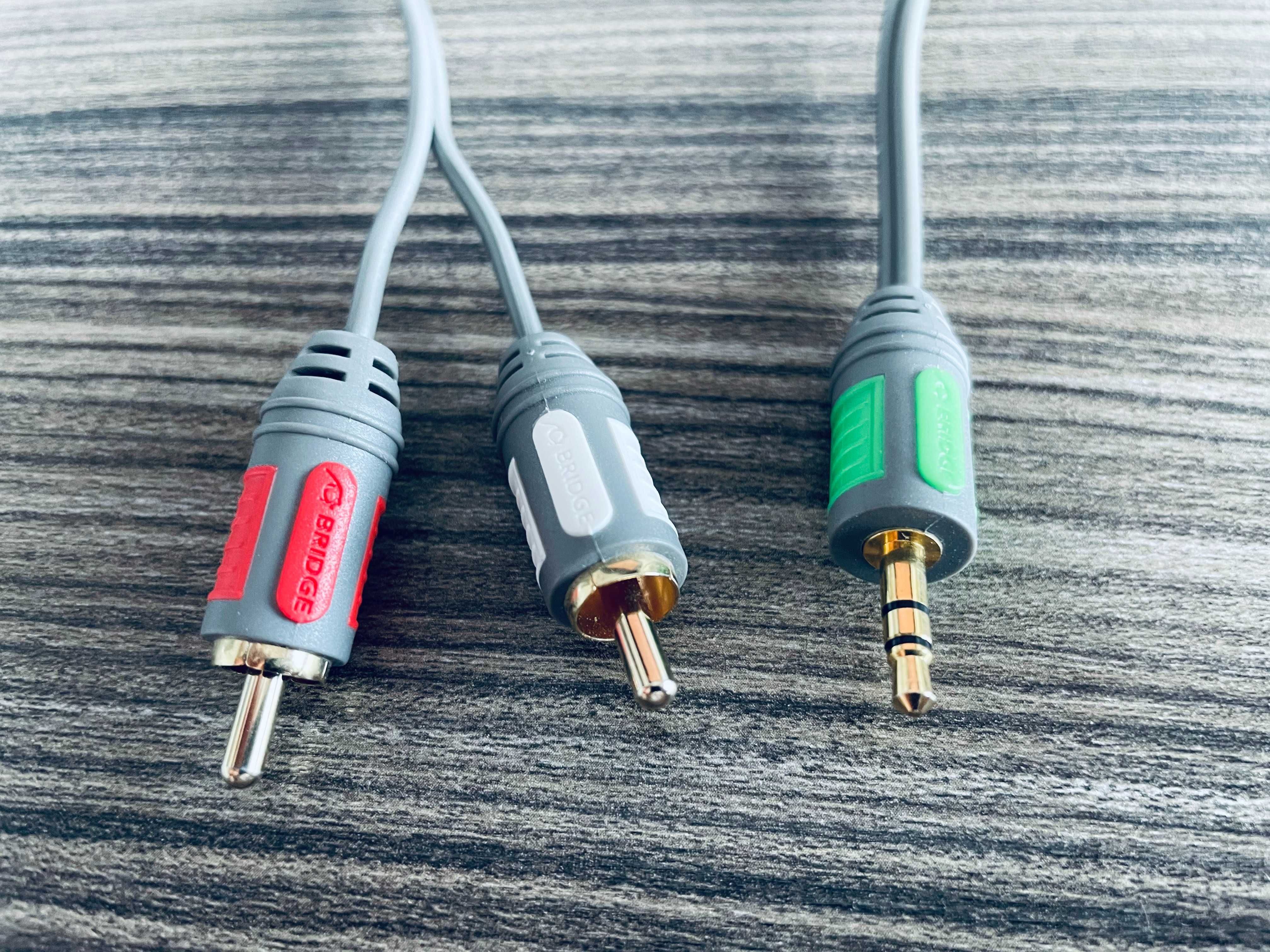 Kabel audio hi-fi Bridge 1 x Mini Jack 3,5 mm - 2 x RCA (cinch) 1m