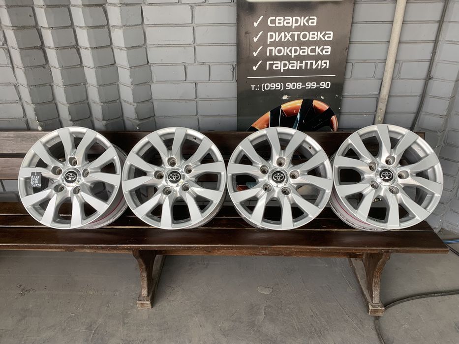 99 Оригинальные литые диски Toyota Land Cruiser 200 5/150 R18 et46