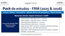 Financial Risk Manager (FRM) Materiais de exame - 2025 & 2026