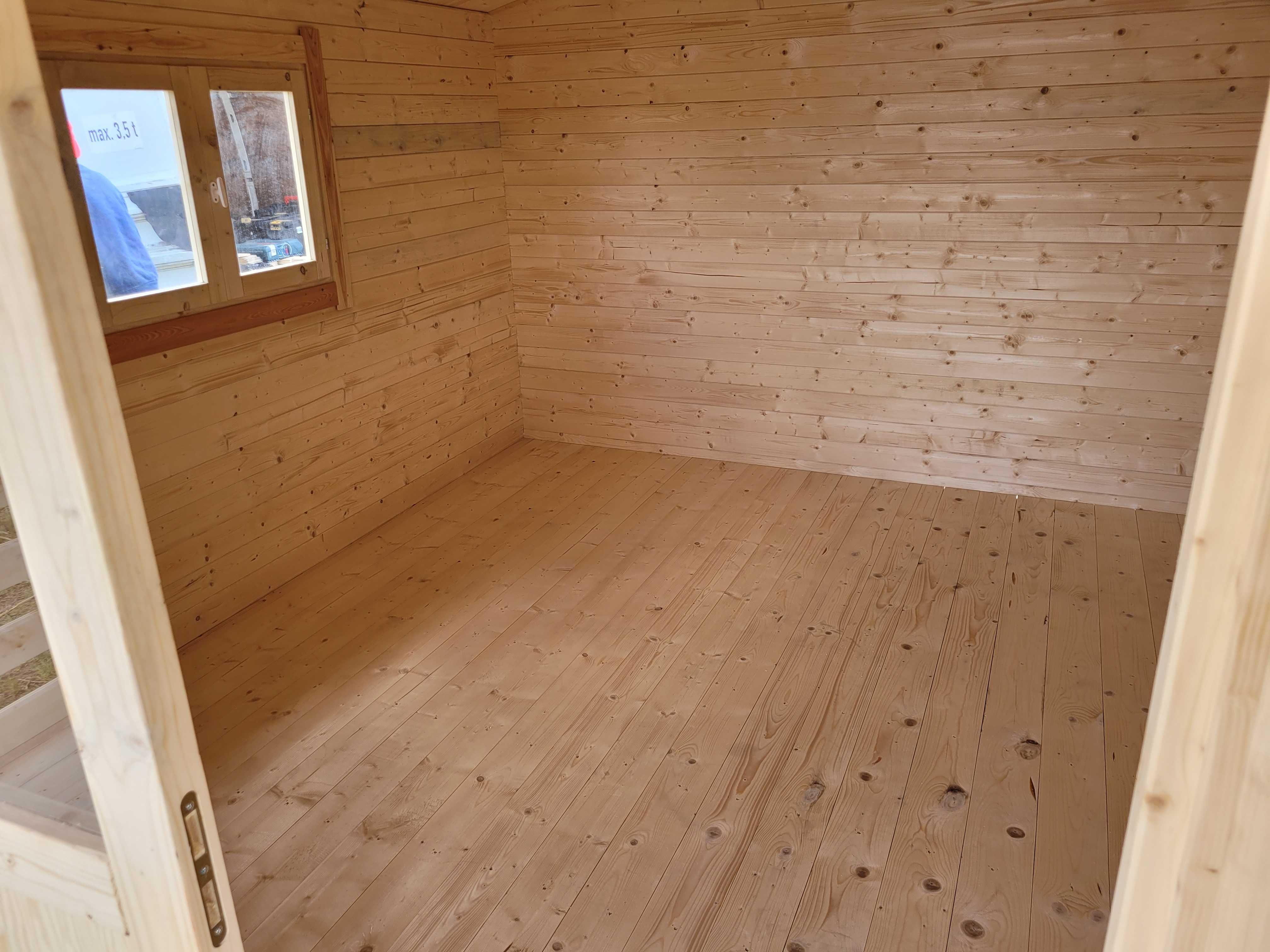 od ZARAZ DOMEK drewniany letniskowy z tarasem*6m x 4m*24 m2*domki