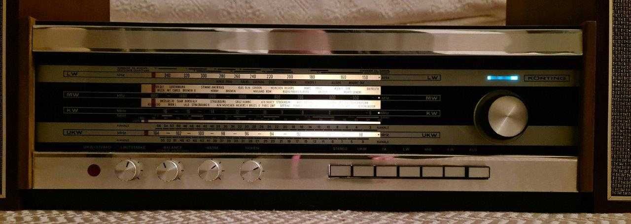 Radio Antigo Vintage KORTING Stereo 400 com 2 colunas