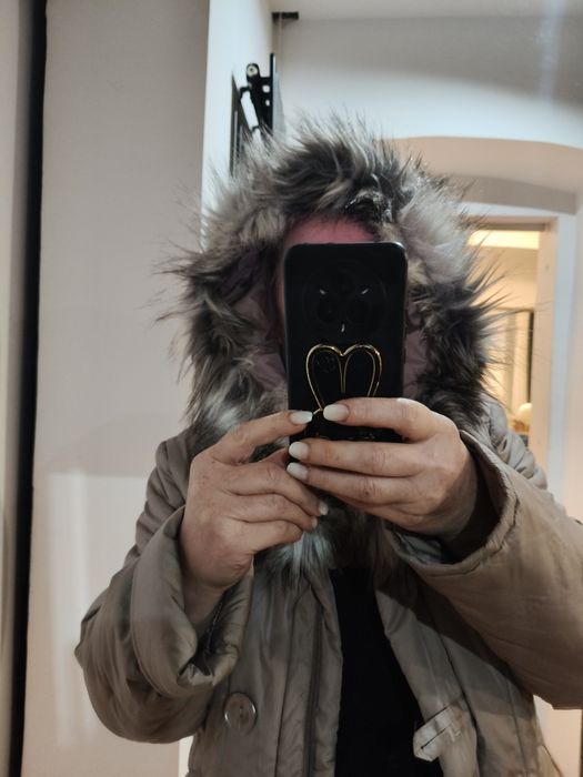 Płaszcz pikowany zimowy damski roz Xl