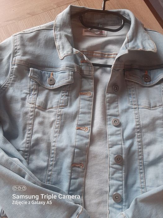 Kurtka jeansowa dziewczęca 146-152