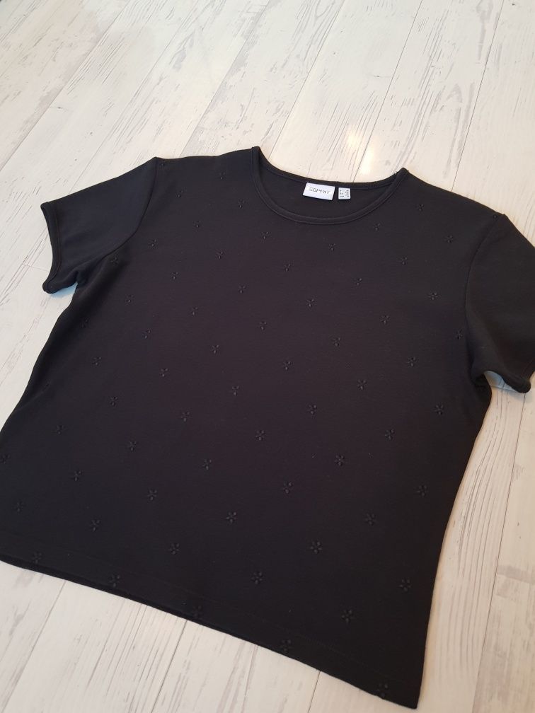 Czarny T-shirt marki ESPRIT rozm. L