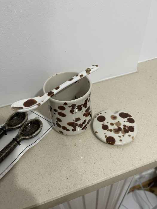 H&M Home Cukiernica z łyżką i dwie łyżki