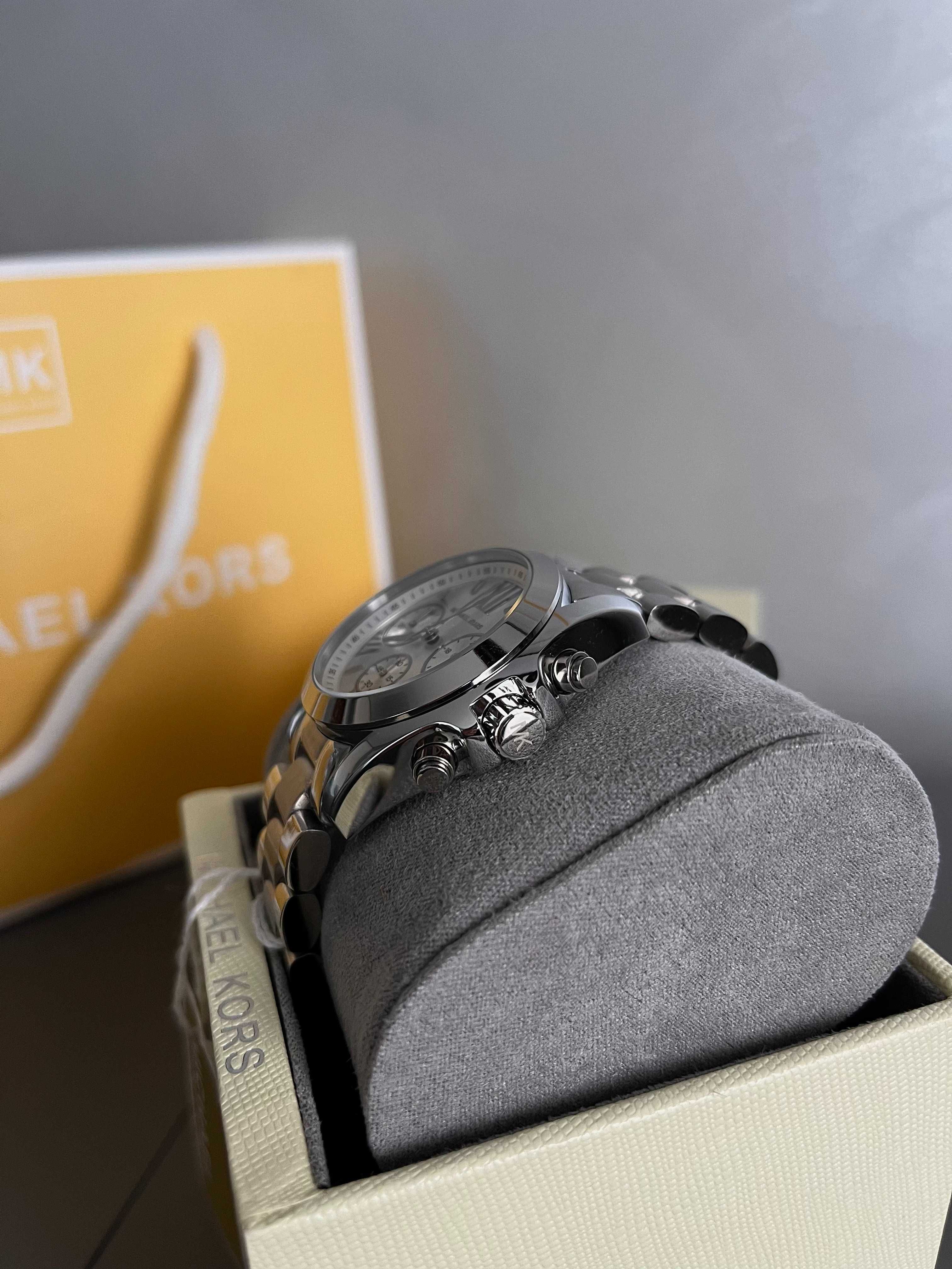 Срібний жіночий годинник  Michael Kors оригінал наручные часы